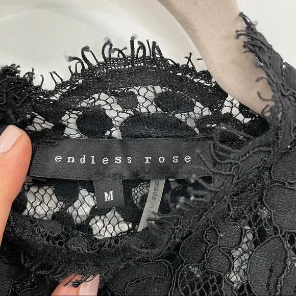 Endless Rose Bell Sleeve Lace Dress - Picture 12 of 13